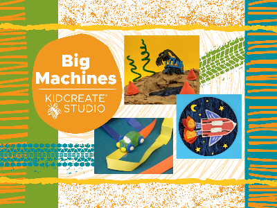 Kidcreate Studio - Houston Greater Heights. Big Machines Weekly Class (18 Months-6 Years)